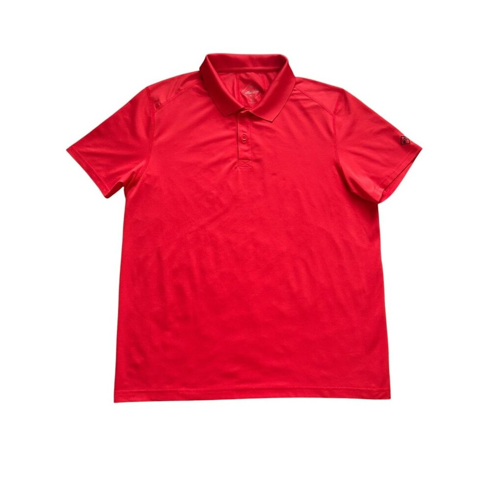 Bonobos Maide Polo Shirt Mens XL RedOrange Performance Golf Stretch Standard Fit